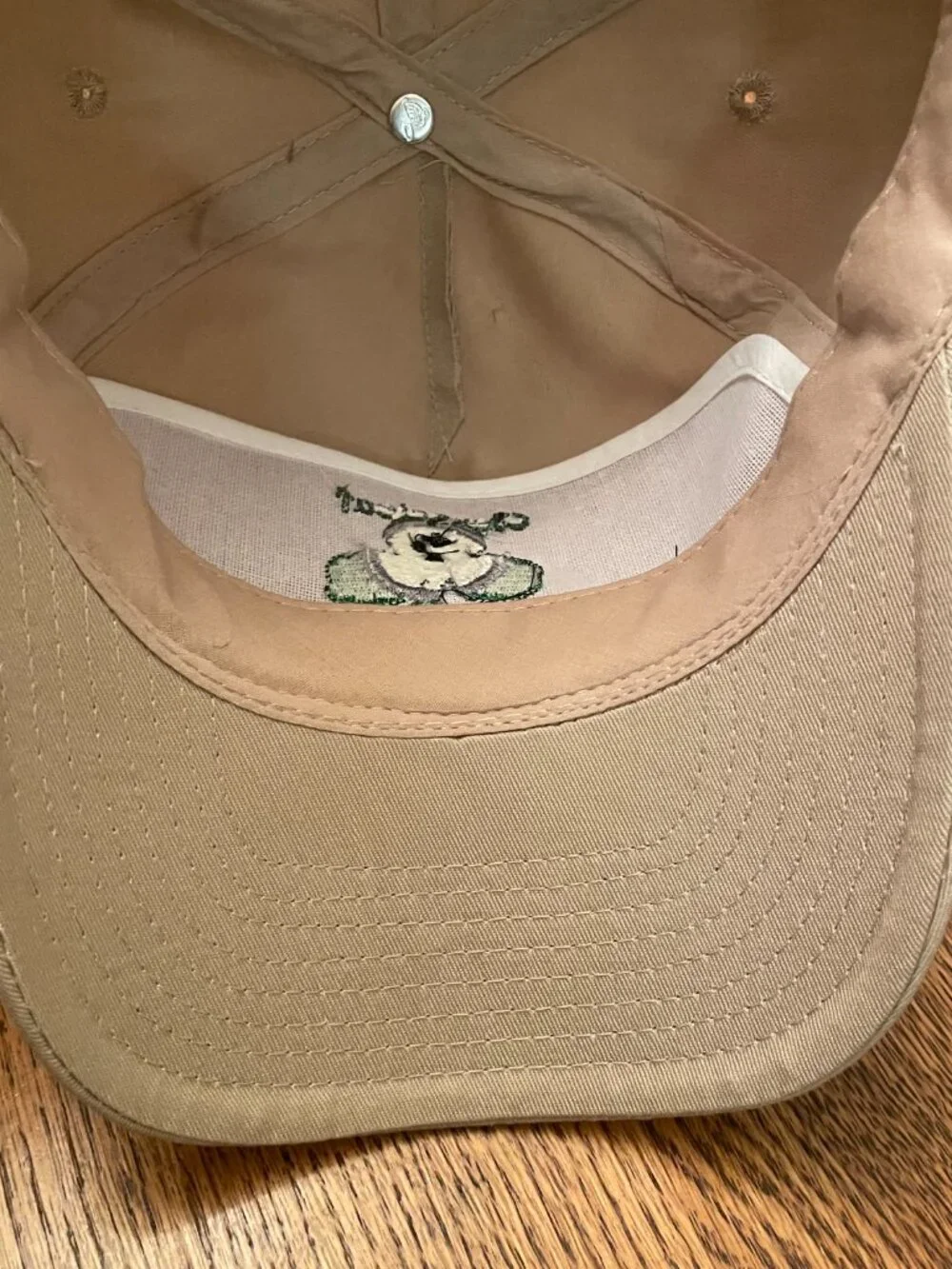 Cloverleaf Firearms Training Group (Idaho) Beige Snapback Baseball Hat Cap